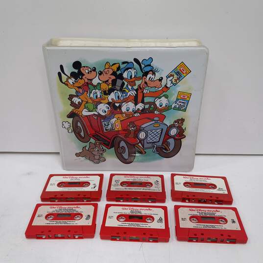 Vintage Disney Records Take A Tape Along Audio Cassettes & Books Kit In Case image number 5