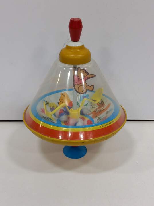 Vintage Ohio Art Disney Winnie the Pooh Spinning Top Toy image number 2