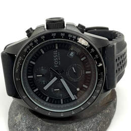 Designer Fossil Decker Chronograph Black Round Dial Analog Wristwatch
