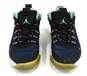 Jordan Jumpman 2020 Black Green Glow Blue Void Men's Shoe Size 10.5 image number 1