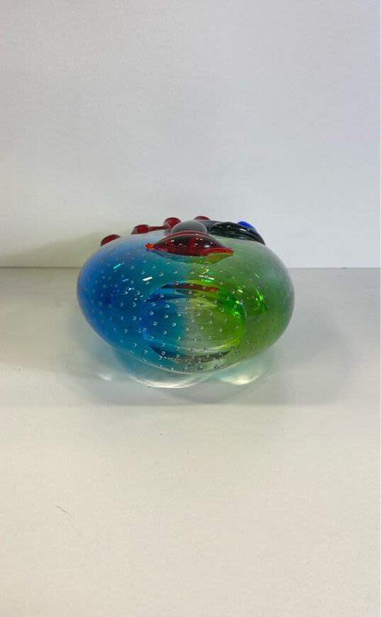 Murano Picasso inspired Style Face Vase Art Glass image number 6