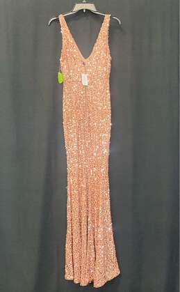 Windsor Women's Rose Gold Sequin Dress- S NWT alternative image