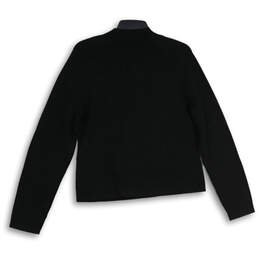NWT Womens Black Long Sleeve Mock Neck Pullover Sweater Size Medium alternative image