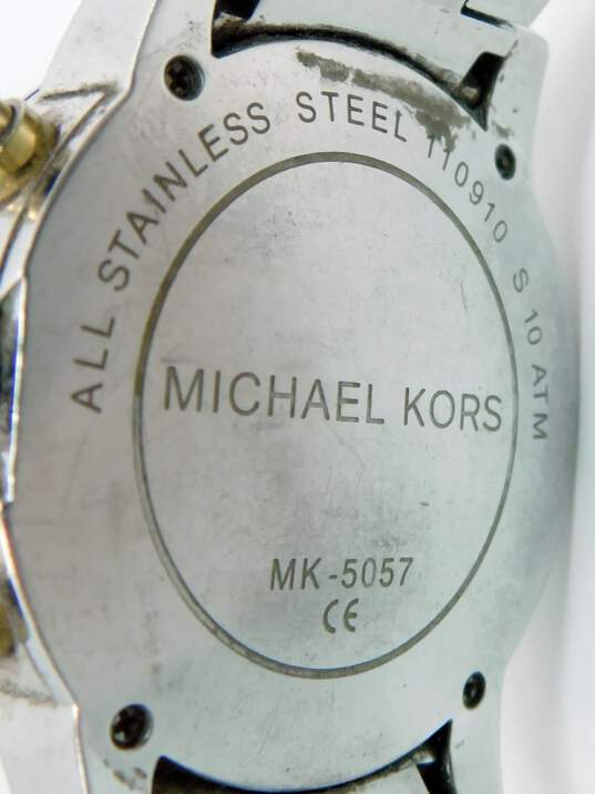 Michael Kors MK-2042 Analog & MK-5057 Chronograph Women's Watches 162.3g image number 5