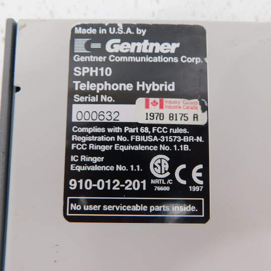 Gentner SPH10 Analog Hybrid Broadcast Phoneline Console Audio Interface image number 8