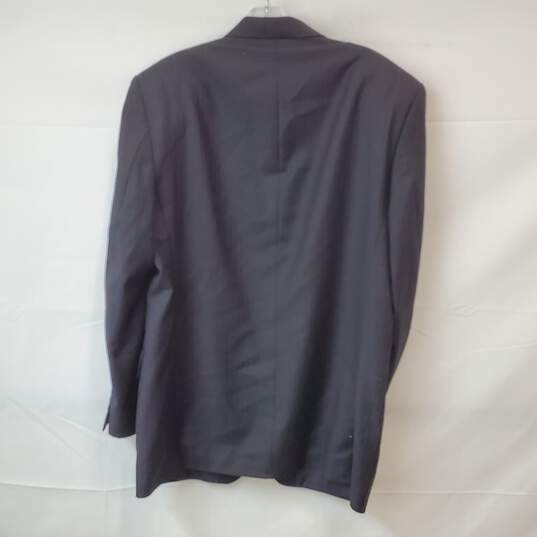 Alfani Woold Striped Jacket Size Large image number 2