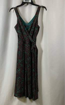 41Hawthorn Womens Mullticolor Printed Sleeveless Tie Waist Wrap Dress Size S