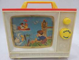 2 Vintage Fisher Price Toys Change A Tune Piano & Two Tune TV alternative image
