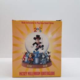 Disney Mickey Mouse 2000 Millennium Musical Water Globe