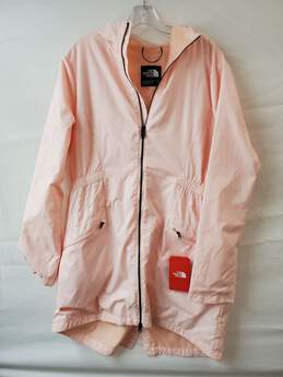The North Face Pink Salt Rissy Rain Jacket Womens Size XL