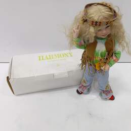 Danbury Mint Porcelain Harmony Hippie Doll w/Box