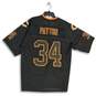 Mens Black Chicago Bears Walter Payton #34 Pullover NFL Jersey Size 2XL image number 2