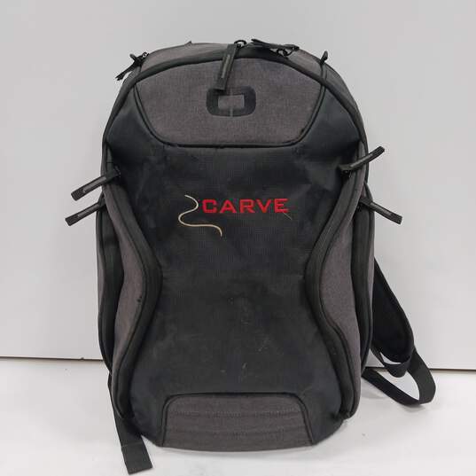 Ogio Carve Black/Gray Laptop Backpack image number 1