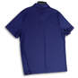 Mens Blue Dri-Fit Chicago Cubs Short Sleeve Collared Polo Shirt Size XL image number 2