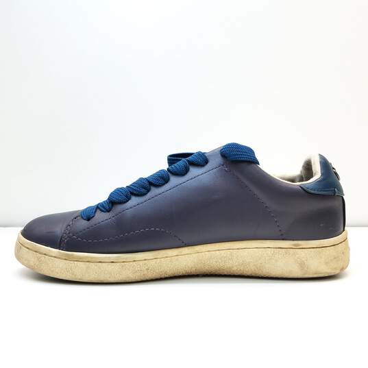 Coach C101 Rexy Leather Sneakers Blue 7.5 image number 2