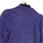 Womens Blue Heather Long Sleeve Open Front Cardigan Sweater Size M image number 4
