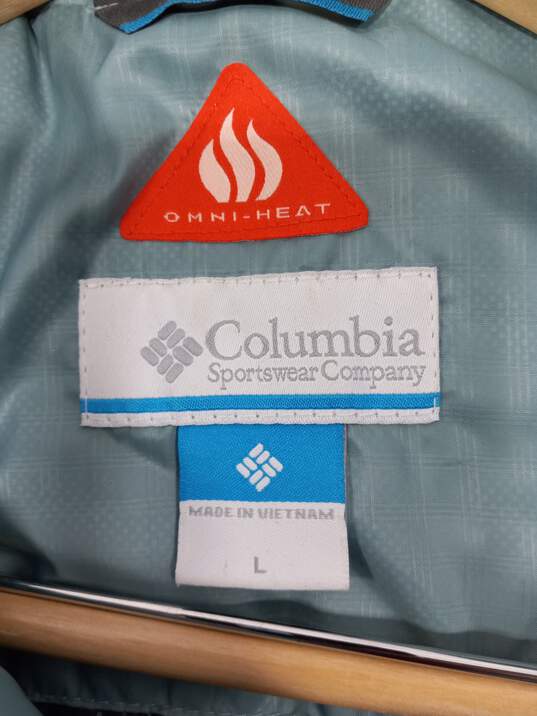 Columbia Omni-Heat Puffer Full Zip Vest Size Large image number 3