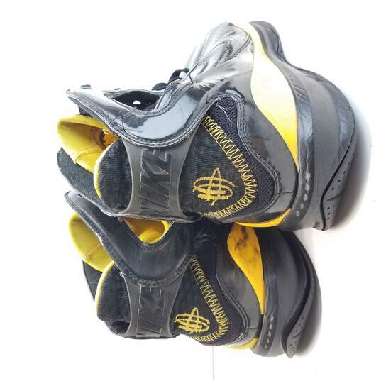 Nike Huarache '08 BBall Sneaker Men's Sz 13 Black Patent image number 5
