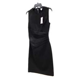 Diane Von Furstenberg DVF Glennie Metallic Black 'Day to Night' Women's Dress Size 4 NWT with COA alternative image
