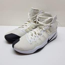 Nike Men’s Hyperdunk 2016 TB Basketball Shoes White & Black 844368-100 Size 17