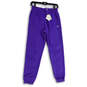 NWT Womens Purple Elastic Waist Drawstring Activewear Sweatpants Size XS image number 1