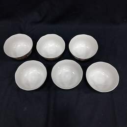 6 222 Fifth  Gabrielle Porcelain Dinnerware Bowls