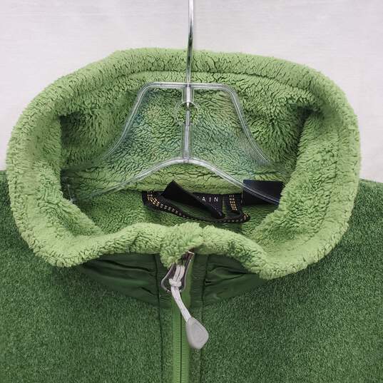 Women's Mountain Hard Wear Full Zip Green Fleece Sweatshirt Size M image number 6