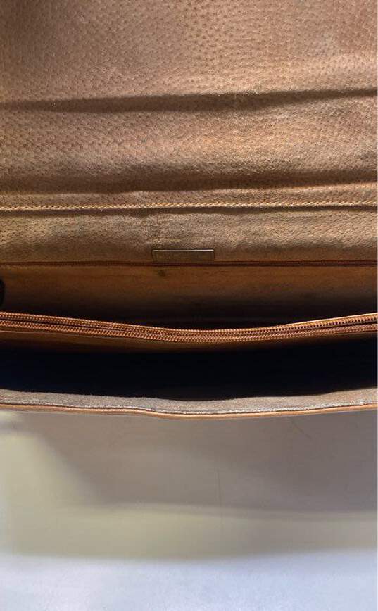 Buy the Vintage Landy Western Leather Attache Case | GoodwillFinds