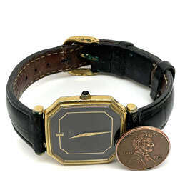 Designer Seiko 6020-5359 Gold-Tone Dial Stainless Steel Analog Wristwatch