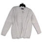 NWT Womens White Long Sleeve Open Front Cardigan Sweater Size Medium image number 1