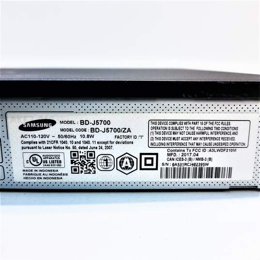 Samsung Model No. BD-J5700 DVD player image number 6