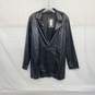 Pretty Little Thing Black Faux Leather Jacket WM Size 4 NWT image number 1