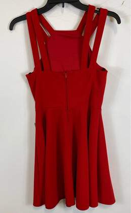 NWT B. Smart Womens Red Sleeveless Designer Short Mini Dress Size 9 alternative image