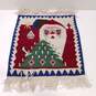 Vintage Turkish Kilim Santa Claus Handmade Wool Tapestry Folk Rug image number 2
