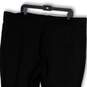 Womens Black Elastic Waist Flat Front Stretch Pull-On Ankle Pants Size 22W image number 4