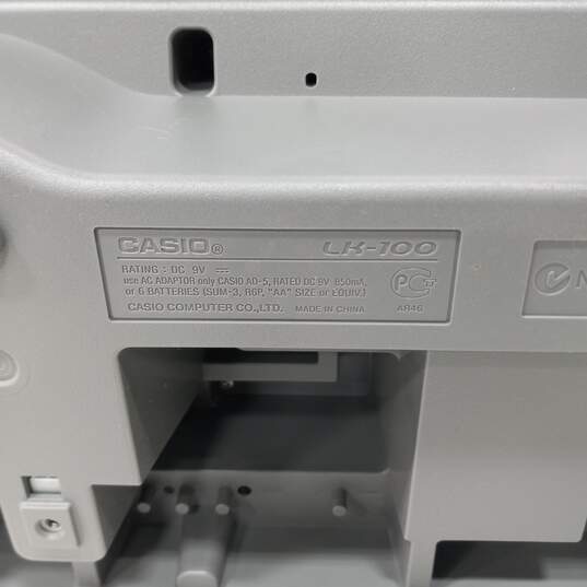 Gray Casio LK-100 Lightning Keyboard w/ Stand image number 5