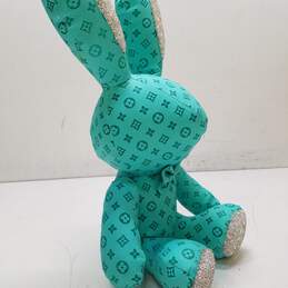 Luxe Teddy Teal Bunny Rhinestone Stuffed Animal