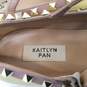 Kaitlyn Pan Women's US Size 7 1/2 Yellow Spiked Flats image number 7