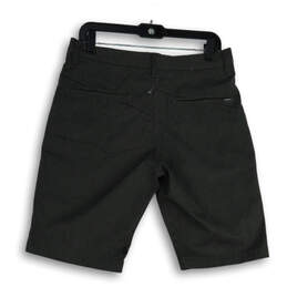 NWT Mens Gray Flat Front Slash Pocket Casual Chino Shorts Size 30 alternative image