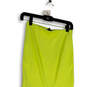 NWT Womens Yellow Stretch Asymmetric Hem Long Maxi Skirt Size Small image number 4