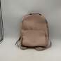Aldo Womens Pink Leather Adjustable Shoulder Strap Inner Pockets Backpack Purse image number 1