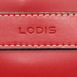Lodis Red Leather Laptop Briefcase alternative image