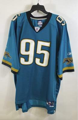Reebok NFL Jaguars Spicer #95 Blue Jersey - Size 4XL