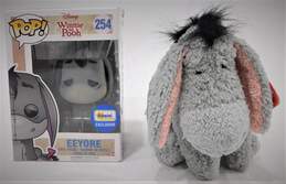 Disney Winnie The Pooh Eeyore Plush W/ Flocked Funko Pop IOB