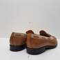 Paul Fredrick Italy Canvas Leather Wingtip Tassel Loafers Men's Size 10 M image number 4