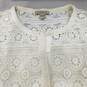 Burberry Brit White Cotton Lace Shirt Tunic Women's Mini Dress Size 10 with COA image number 9