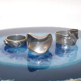 Sterling Silver Rings Size 5.25, 7, 7.50