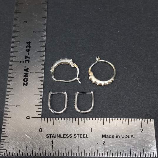 Bundle Of 5 Sterling Silver Earrings image number 7