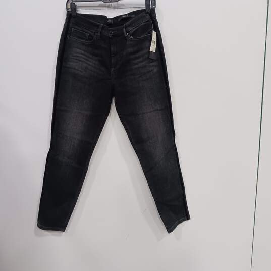 Banana Republic Black Skinny Denim Jeans Size 30 NWT image number 1