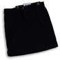 Womens Black Stretch Flat Front Comfort Short Straight & Pencil Skirt Sz 12 image number 1